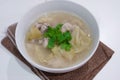 Pickled lettuce soup with pork