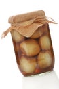 Pickled onions Royalty Free Stock Photo