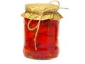 Pickled pepper in a glass jar Royalty Free Stock Photo