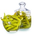 Pickled spicy green pepper