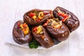 Pickled stuffed eggplant