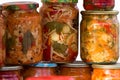Pickled vegetables home-made Royalty Free Stock Photo