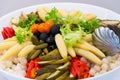 Pickled vegetables salad Royalty Free Stock Photo
