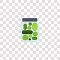 pickles icon sign and symbol. pickles color icon for website design and mobile app development. Simple Element from gastronomy set