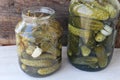 Pickling cucumbers Royalty Free Stock Photo