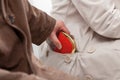 Pickpocket stealing a wallet Royalty Free Stock Photo