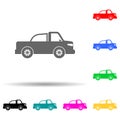 pickup multi color style icon. Simple glyph, flat vector of transport icons for ui and ux, website or mobile application Royalty Free Stock Photo