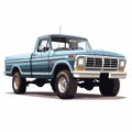 Pickup truck icon is a musthave for any collection Royalty Free Stock Photo