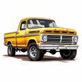 Pickup truck icon is a musthave for any collection Royalty Free Stock Photo