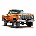 Pickup truck icon is a musthave for any collection Royalty Free Stock Photo