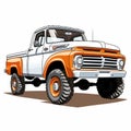 Pickup truck icon is a musthave for any collection Royalty Free Stock Photo