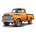 Pickup truck JPEG image is clear and concise