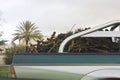 Pickup Truck Loaded With Cut Tree Branches Royalty Free Stock Photo