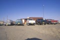 Pickup trucks on Navajo