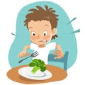 Picky eater Royalty Free Stock Photo