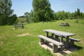 Picnic area in France Royalty Free Stock Photo