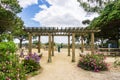 Picnic area, Palo Alto Baylands Park, California Royalty Free Stock Photo