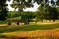 Picnic area in park