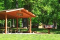 Picnic Shelters Royalty Free Stock Photo