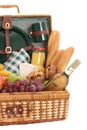 Picnic basket Royalty Free Stock Photo