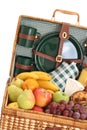 Picnic basket Royalty Free Stock Photo