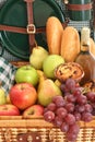 Picnic basket Royalty Free Stock Photo
