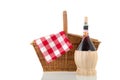 Picnic basket Royalty Free Stock Photo