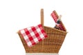 Picnic basket Royalty Free Stock Photo