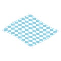 Picnic blanket for outdoor icon, isometric style Royalty Free Stock Photo
