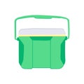 picnic cooler box cartoon vector illustration Royalty Free Stock Photo