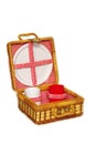 Picnic Handbasket Royalty Free Stock Photo