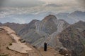 picnic on the mountains of At Taifh, Saudi Arabia, Royalty Free Stock Photo