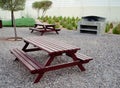Picnic Park benches with outdoor grill area
