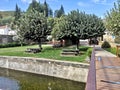 Picnic park fluvial beach Pessegueiro Portugal