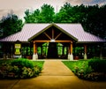 Picnic pavilion in park in Cleveland, Ohio