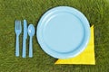 Picnic Place Setting Royalty Free Stock Photo