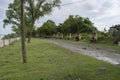 designated area for picnic and dayout at ichamati riverfront Royalty Free Stock Photo