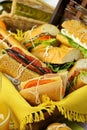 Picnic Salad Rolls Royalty Free Stock Photo