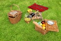 Picnic setting Royalty Free Stock Photo