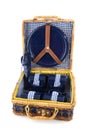 Picnic suitcase Royalty Free Stock Photo