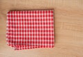 Picnic Table Cloth, Checkered Napkin, Red White Tablecloth, Kitchen Towel, Restaurant Dishcloth Royalty Free Stock Photo