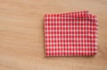 Picnic Table Cloth, Checkered Napkin, Red White Tablecloth, Kitchen Towel, Restaurant Dishcloth Royalty Free Stock Photo