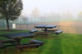 Picnic Tables Baseball Field