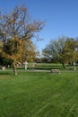 Picnic Tables in the Fall