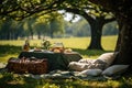 Picnic in the woods