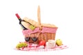 Picninc basket with wine