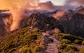 Mountain trail to Pico do Arieiro