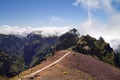 Pico do Areeiro trekking trail start, Madeira