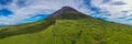 Pico island azores volcano aerial drone view Royalty Free Stock Photo