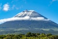 Pico island azores volcano aerial view Royalty Free Stock Photo